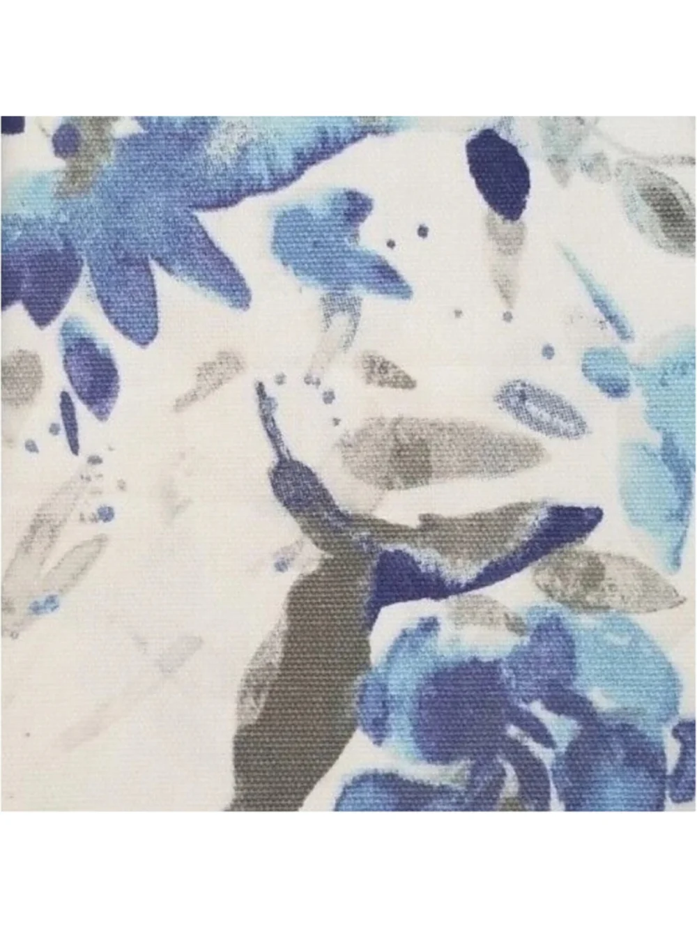 Ralph Lauren Cotton Floral Shower Curtain Blue White